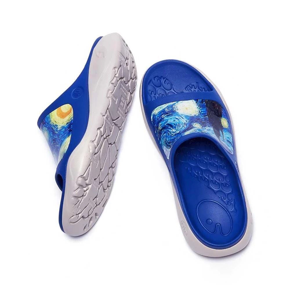 UIN Men's Sandals Beach Summer Casual Slippers (Starry Night Ibiza 5431)No Box - Picture 5 of 10